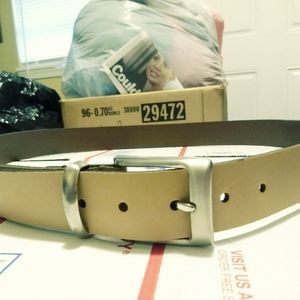 🗼T.M. DESIGNER NEW! TAN LEATHER BELT🎇